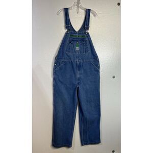 Liberty Bib Mens Overalls 40X27 Blue Straight leg Carpenter Jeans Work Wear Farm